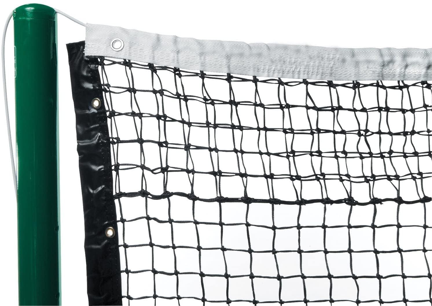 ABZ HDPE Lawn Tennis Double Tournament Net with Wire Rope | Professional Lawn Tennis Net and Strength (2MM - Double)