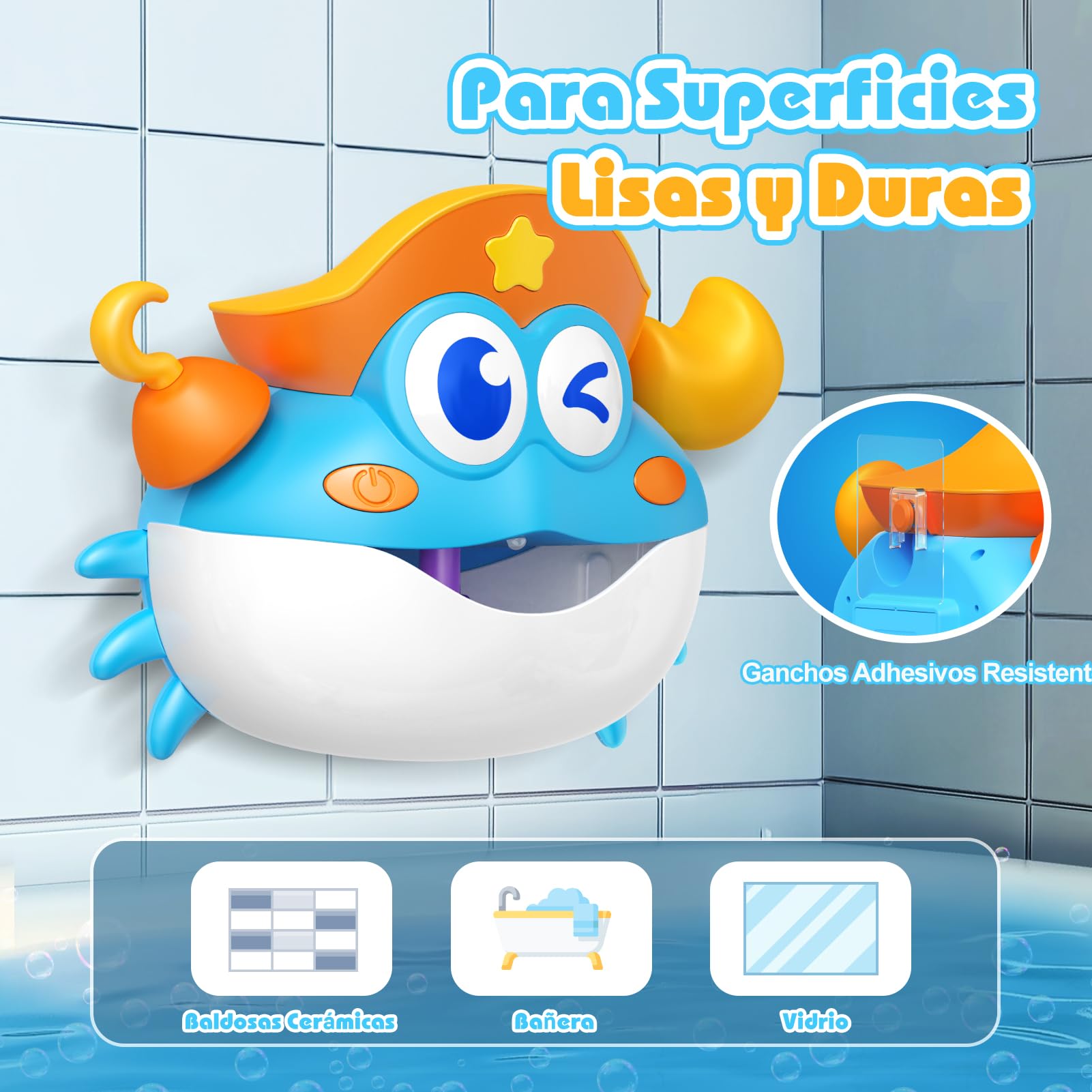 iKidiki Juguetes de baño para bebés a partir de 1 a 5 años, niña joven, máquina de espuma, bañera, regalo de cumpleaños para niñas