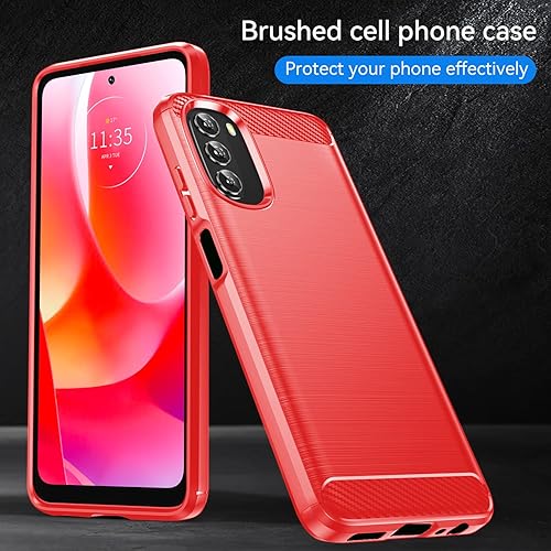 Miniatura 6 de Osophter Funda para Moto G 5G 2022, Motorola G 5G 2022 con 2 protectores de pantalla de absorción de golpes, funda protectora de goma TPU flexible