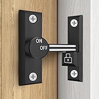 Vista 9 de Cerradura de puerta de granero de 90/180 grados, pequeños cierres de puerta abatible, cerradura de seguridad para puerta corrediza para granero