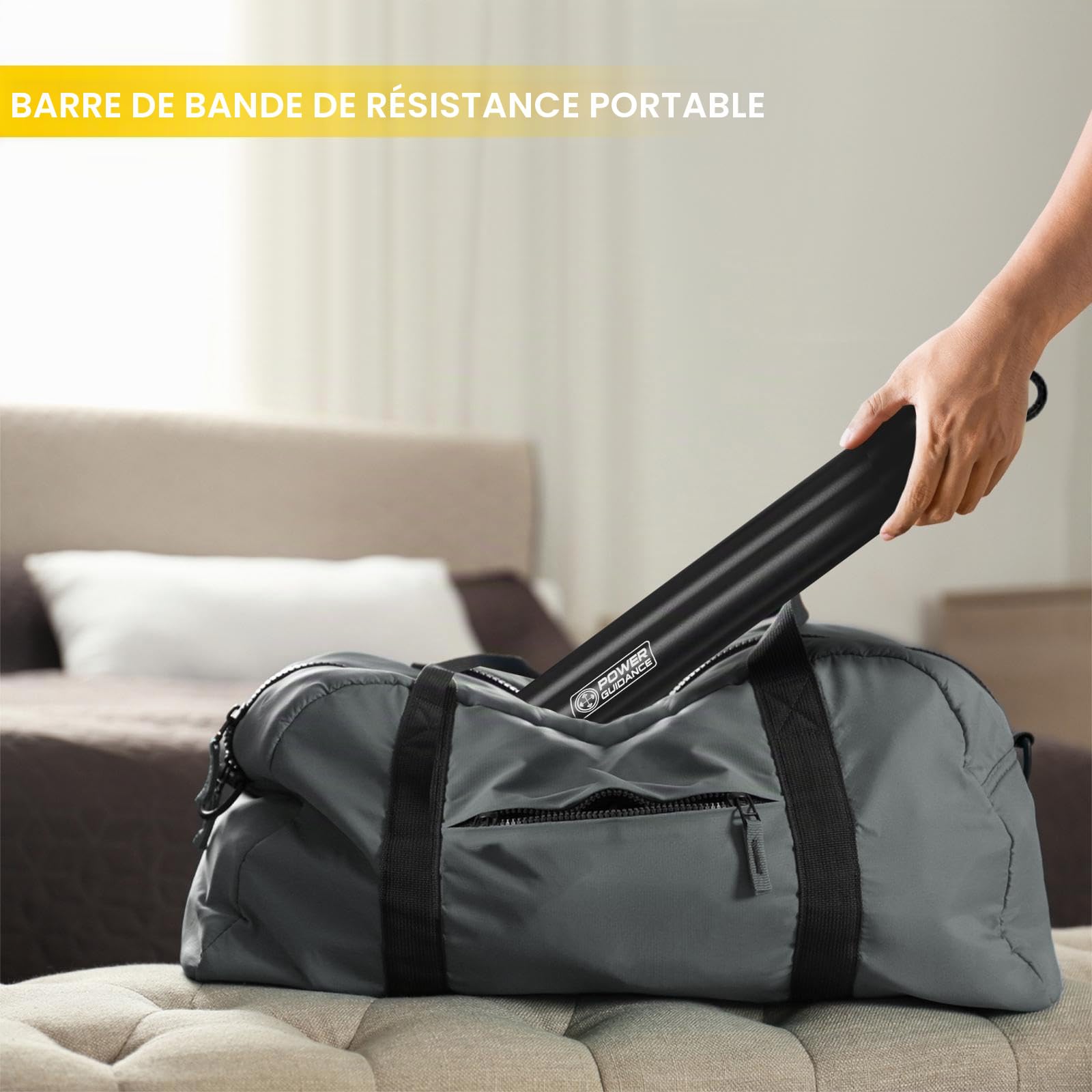 POWER GUIDANCE Bande de Résistance Bande Élastique pour Exercice,Yoga,Entrainement Corps, Jambes, Fessier Pull Up