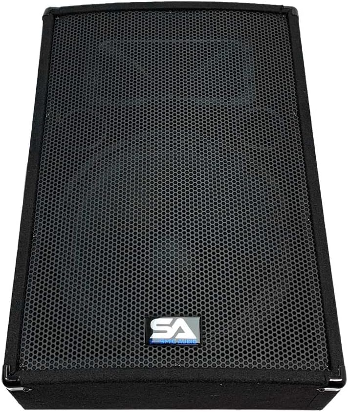 Seismic Audio - SA-15MT-PW-Pair - Pair of Powered 2-Way 15" Floor / Stage Monitors Wedge Style with Titanium Horns - Image 3