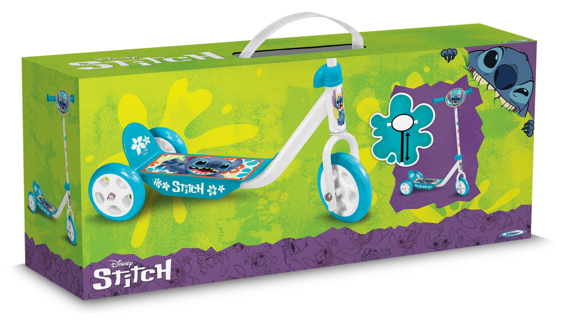 STAMP ST626050 Stitch TROTTINETTE 3 Roues, BLEU, NO