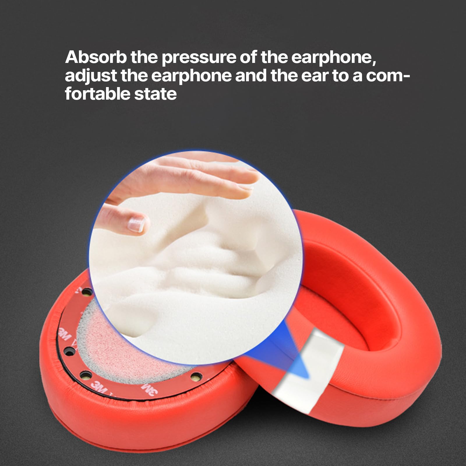 Amazon | 交換用イヤーパッド Studio2.0 ヘッドフォンイヤーマフ用