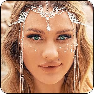 Set Diadème Et Oreilles D'elfe - 3 Paires Oreilles Latex + 1 Couronne Cristal - Pour Cosplay, Halloween, Fête