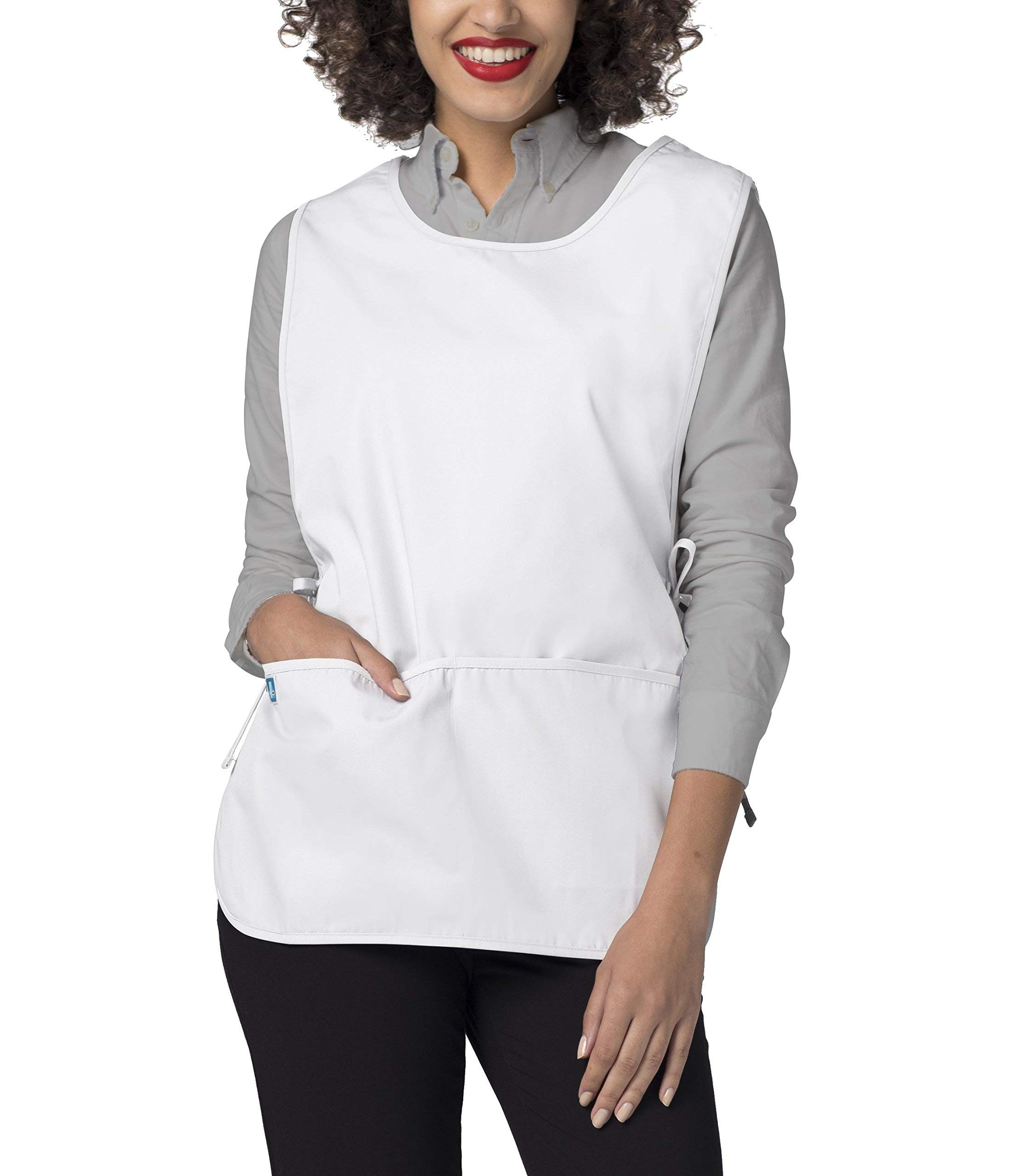 Adar uniwersalny fartuch z szewką - fartuch unisex, biały, XL