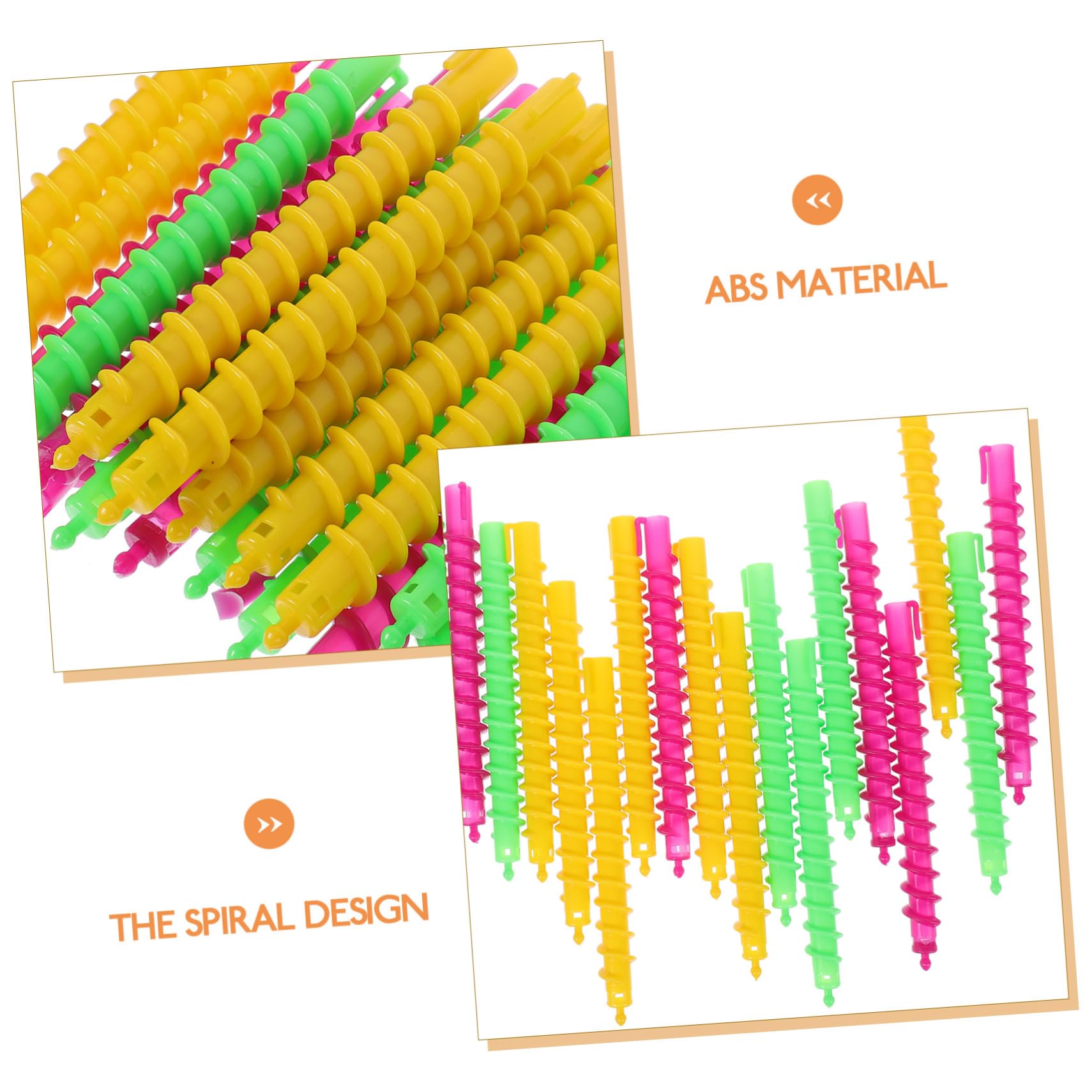 Dauerwellenwickler Spiralwickler aus Abs, für Haar
