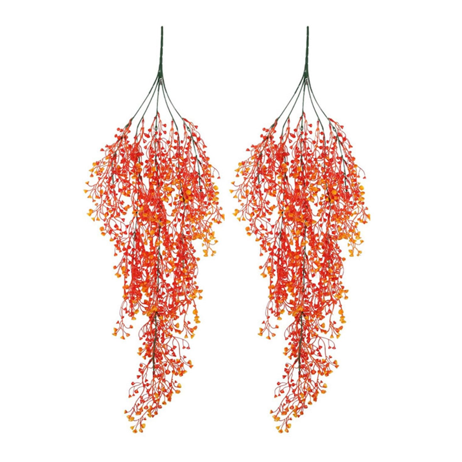 Xinsheinelry Ferns Ivies Willow Vine Hanging Decoration for Home Offices Wall Artificial Plant with Realistic Leaves and Stems Hanging Herbage