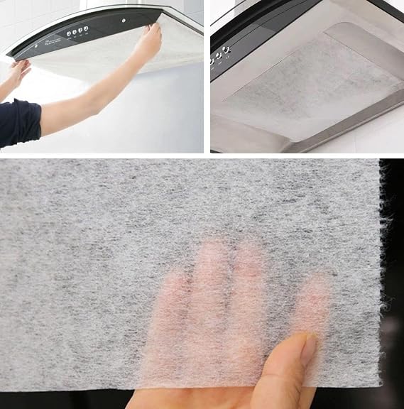 Busstier 2'li Yağ Emici ve Duman Önleyici Pratik Mutfak Davlumbaz Koruyucu Dayanıklı Yedek Filtre 45x90 cm [Enerji Sınıfı A+++]