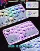 Haute42 Leverless Akecon Ultra-thin all-button Akecon Leverless Controller for PC/Switch/PS4 PS3 RGB Light DIY Hot Swap Rapid Fire Function Fighting Game Controller with Japanese Instructions (G13)