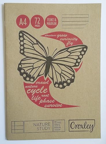 CROXLEY Nature Study Book 72 pages A4 - Feint & Margin