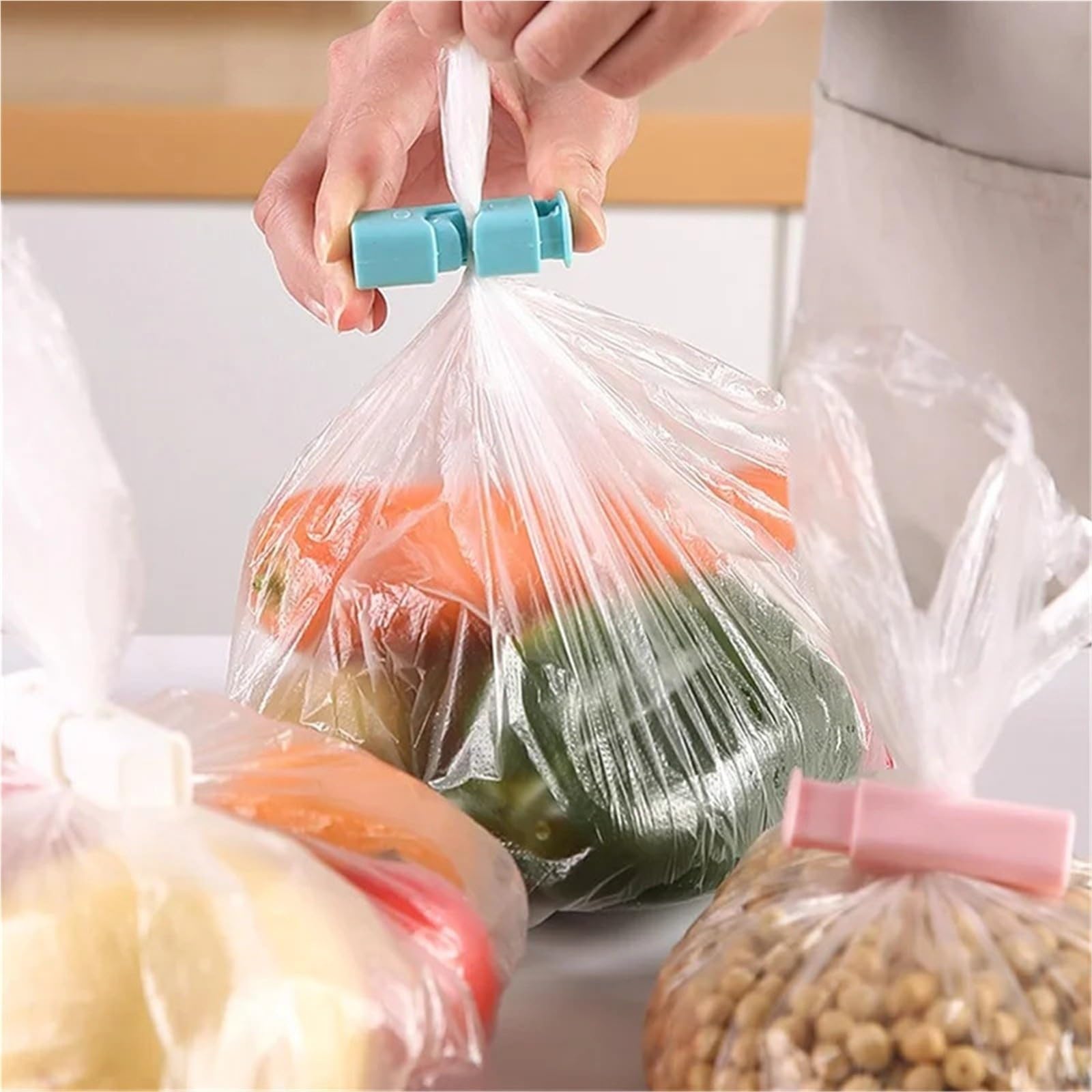 Essensverpackung Clips 20/5 Stück Lebensmittel-Verschlussklammern