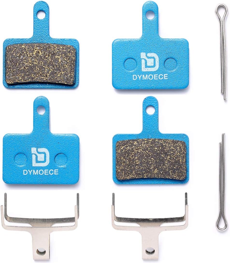 2 Pairs Bicycle Disc Brake Pads for Shimano Deore Tektro TRP(Resin,Semi-Metallic,Sintered Steel) SCP-S