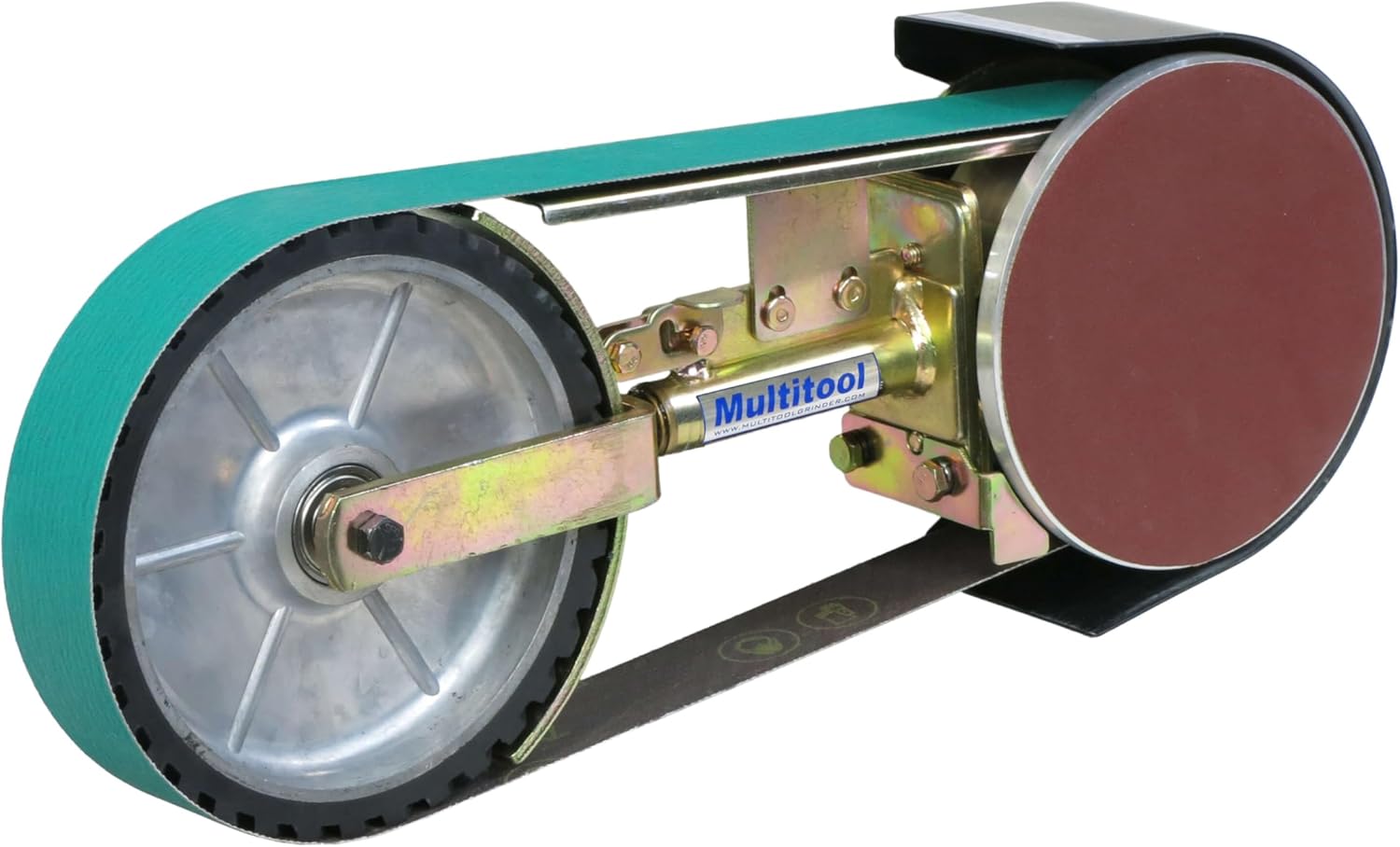 Multitool 2" x 48" Belt Bench Grinder Attachment w/ 8" Contact Wheel, Knifemaker Grinder