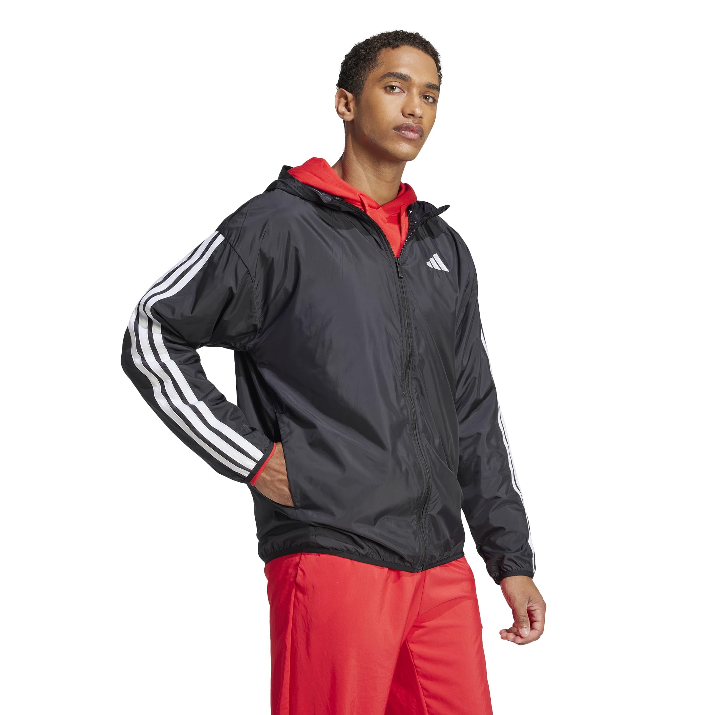 adidas Essential Three Stripes Windbreaker Chaqueta Hombre