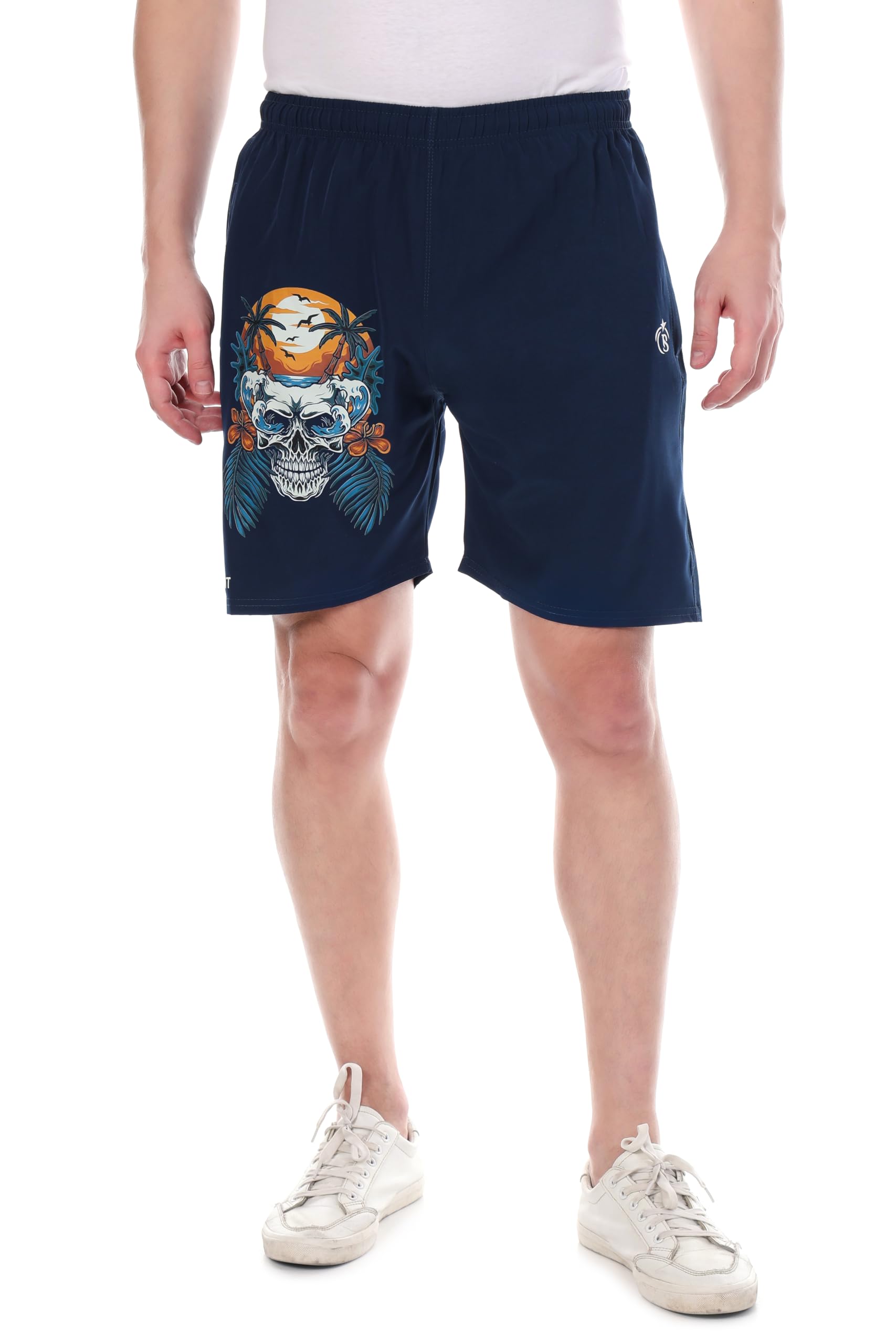 blue star shark Athletic Sports Shorts for Men | Regular Fit Running Shorts | Lightweight Breathable Gym Shorts for Workout, Training, Jogging Quick-Dry Performance Active Shorts-picture-39