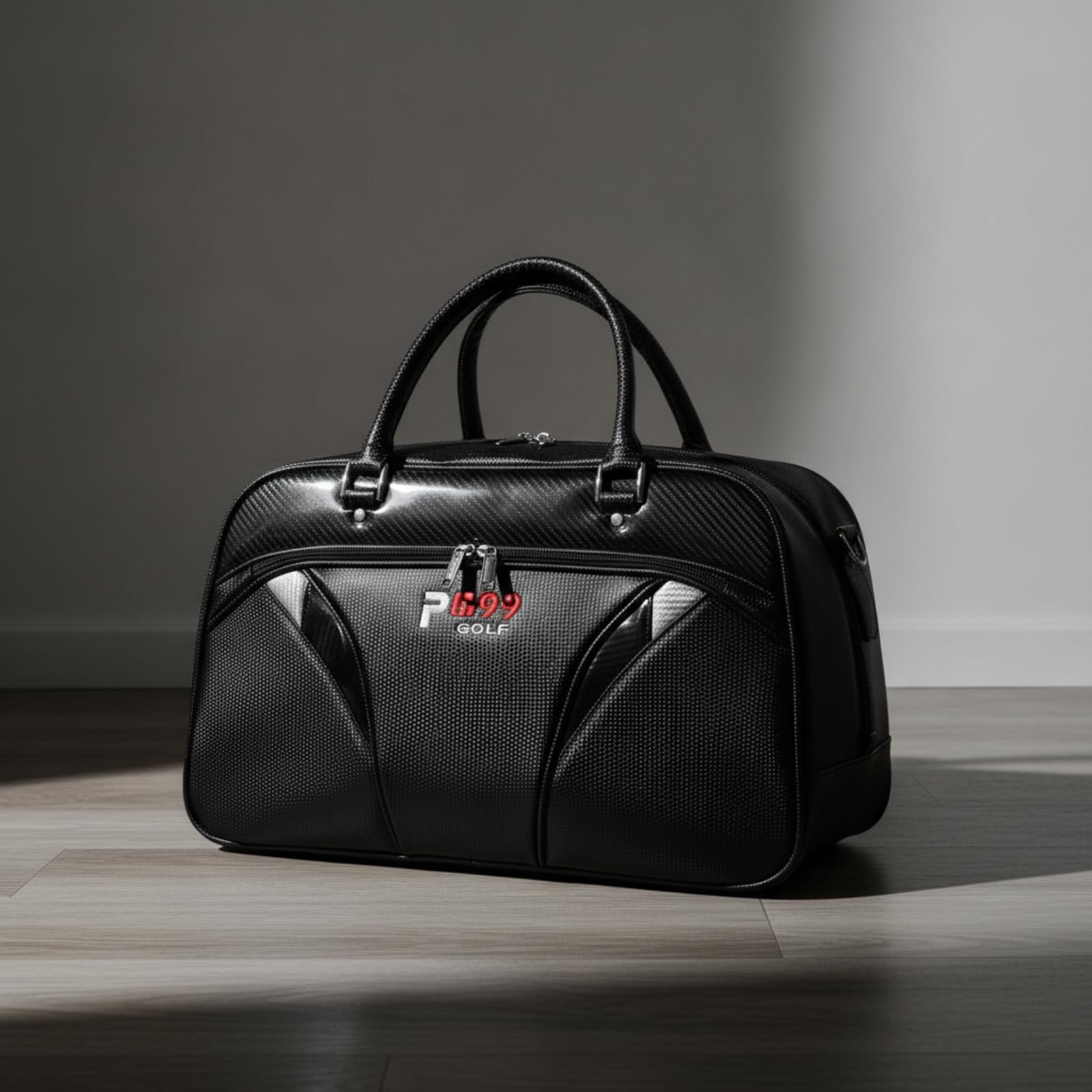 rockible Custodia da Golf da Esterno Borsa da Viaggio Sportiva Borsa Porta Attrezzatura Borsa Trasporto Accessori in Pelle PU con Maniglie Resistenti E