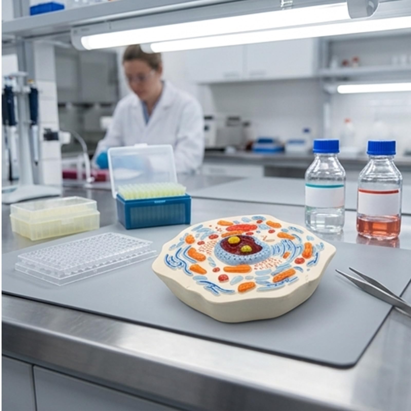 Zellmodell für praktisches Lernen im Biologieunterricht und Laborexperimenten