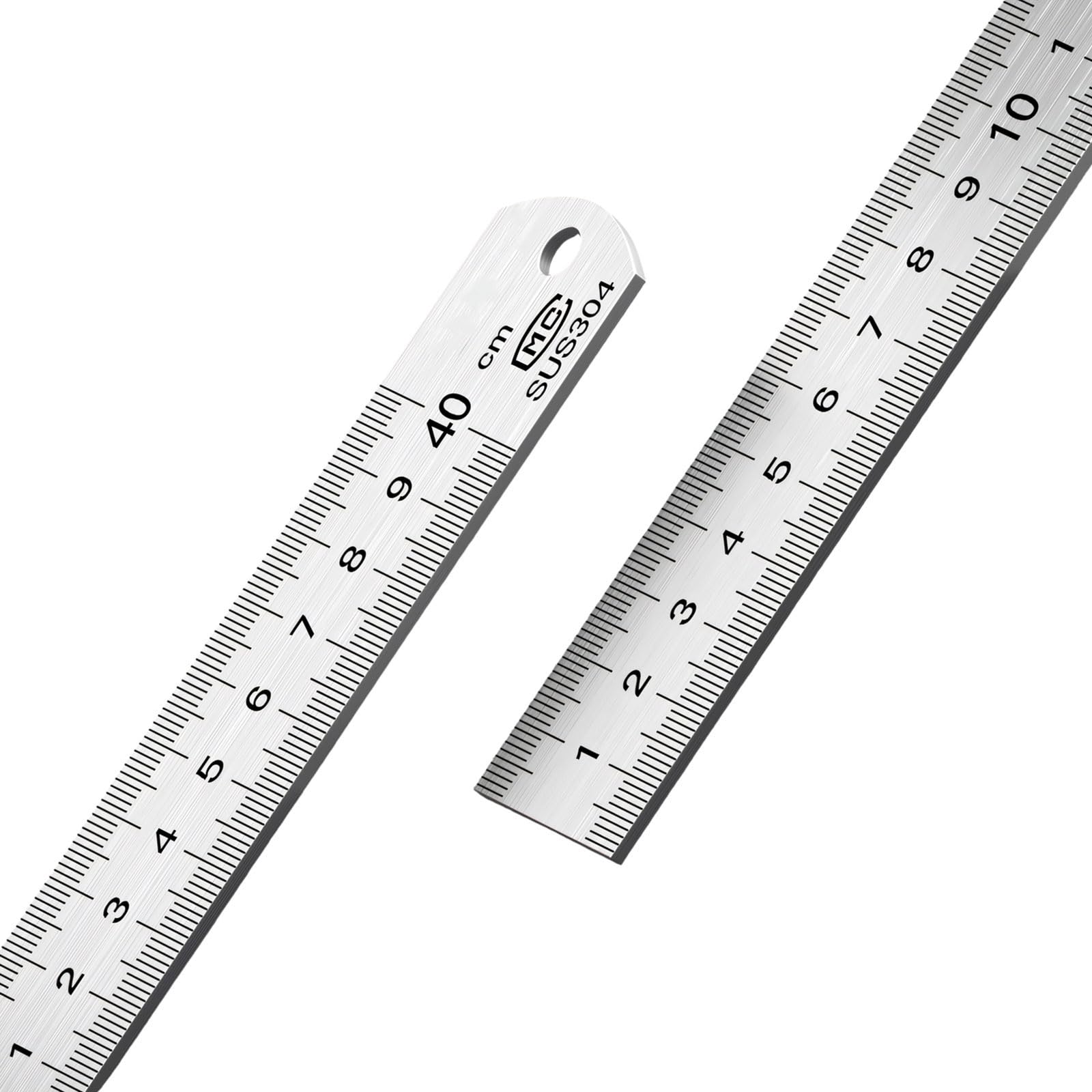Professional 304 Stainless Steel Measuring Ruler with Lasering Marking for Engineering Accurate Measurements Accurate Measurement Ruler