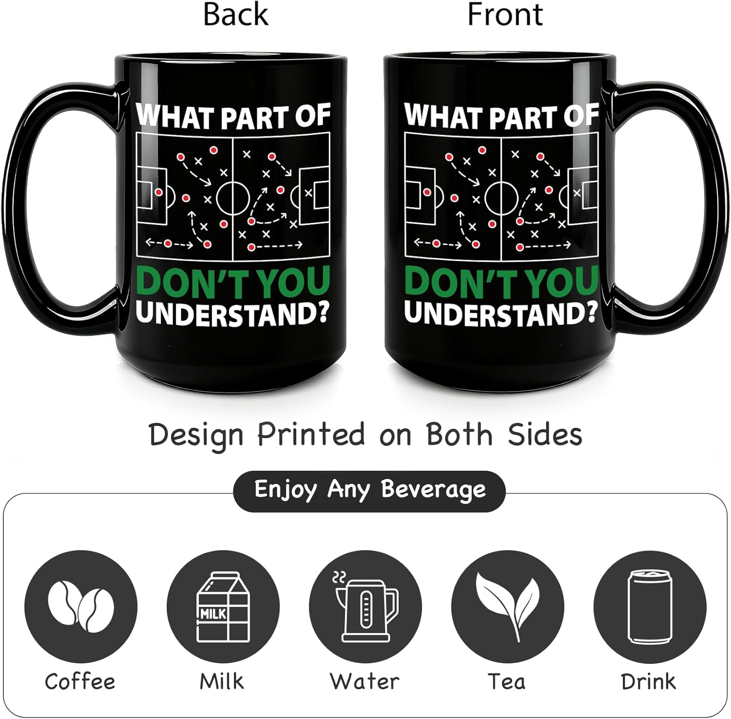 What Part of Don’t You Understand Mug Gifts for Soccer Player, mug for Coach Football Lover Men Husband Boyfriend Brother, Funny Soccers Mugs 15oz gift Ideas for Birthday Christmas-326 - Image 4