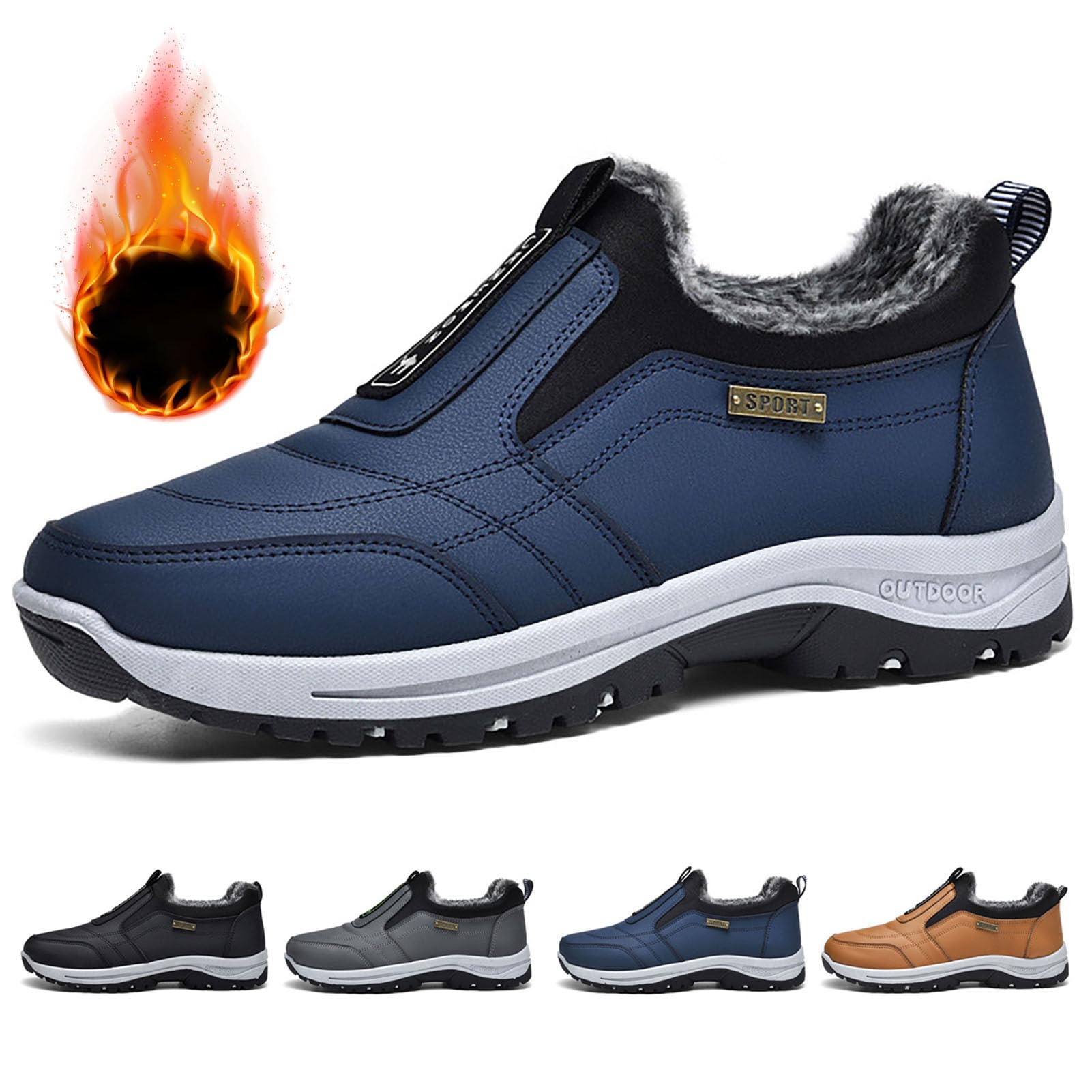 Baskets d'hiver chaudes homme pour retrouver le plaisir de marcher dehors