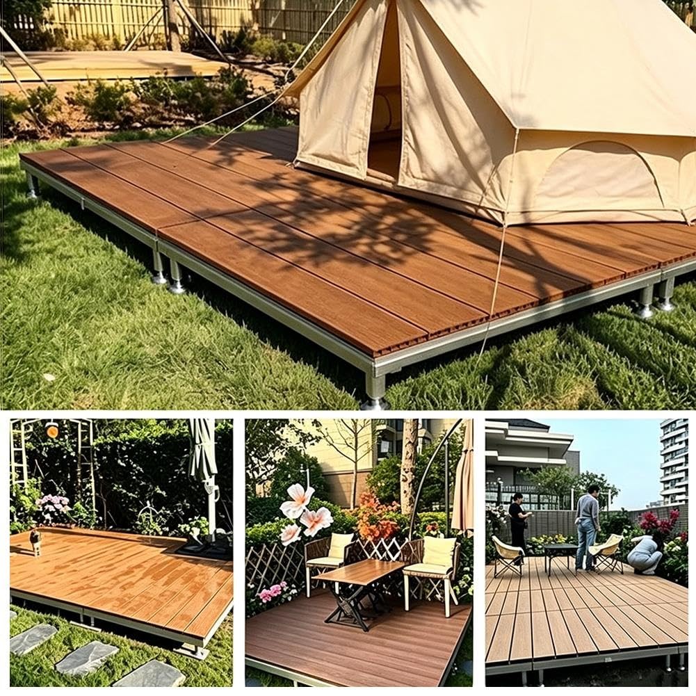 Plataforma Elevada Ajustable 84cm de Madera Compuesta