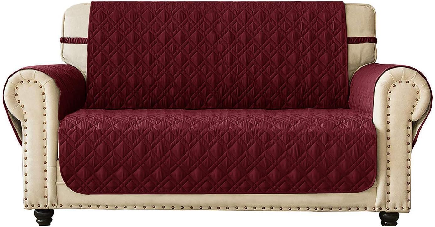 Ameritex Loveseat Cover WaterResistant Quilted Furniture