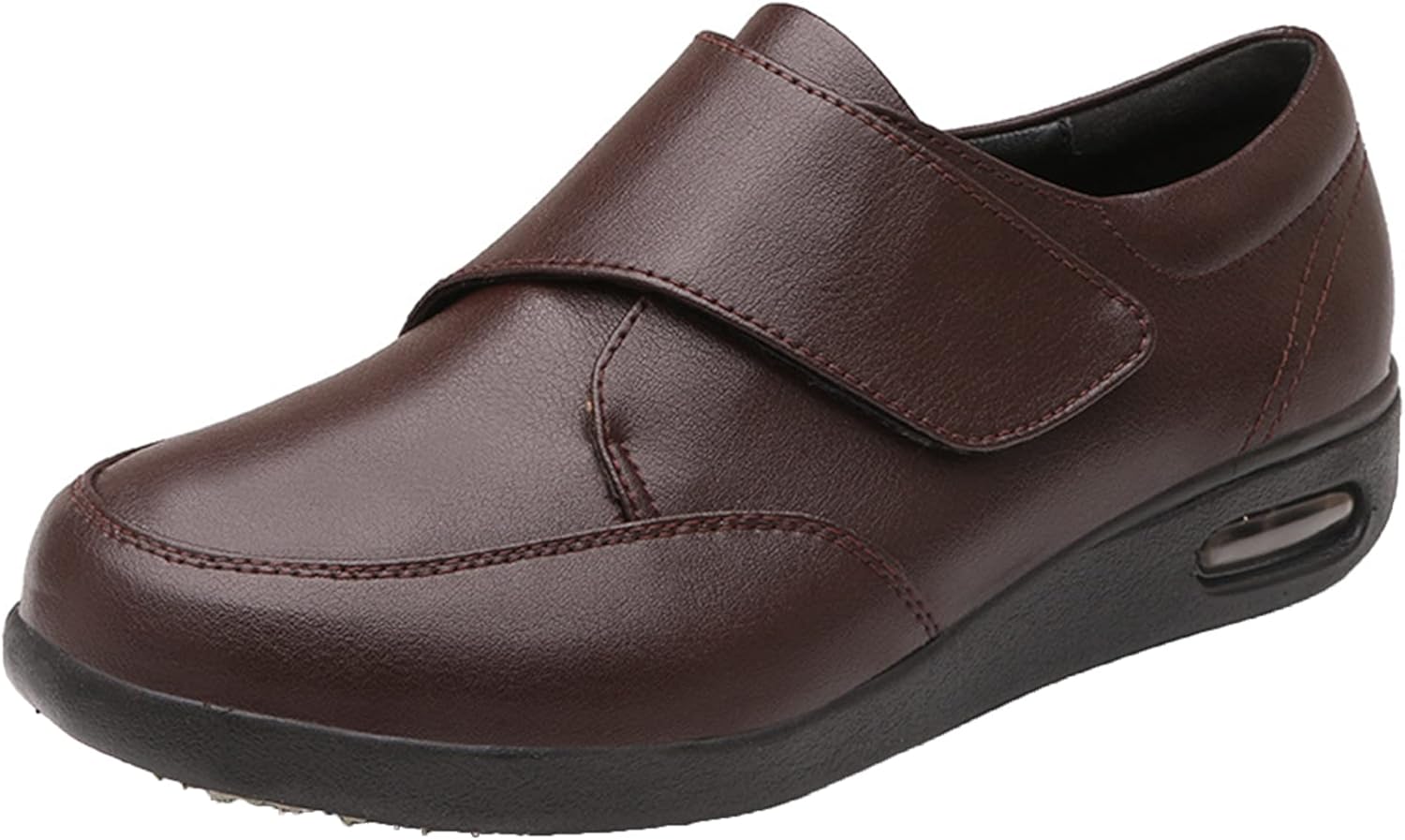 [SDEQA] エクストラワイド糖尿病靴メンズ調節可能な浮腫腫れた足スリッパ屋外屋内ノンスリップ快適