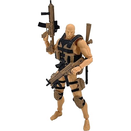 Amazon E001ad 1 12スケール可動フィギュア用装備セットa アサルト 砂漠ver フィギュア ドール 通販