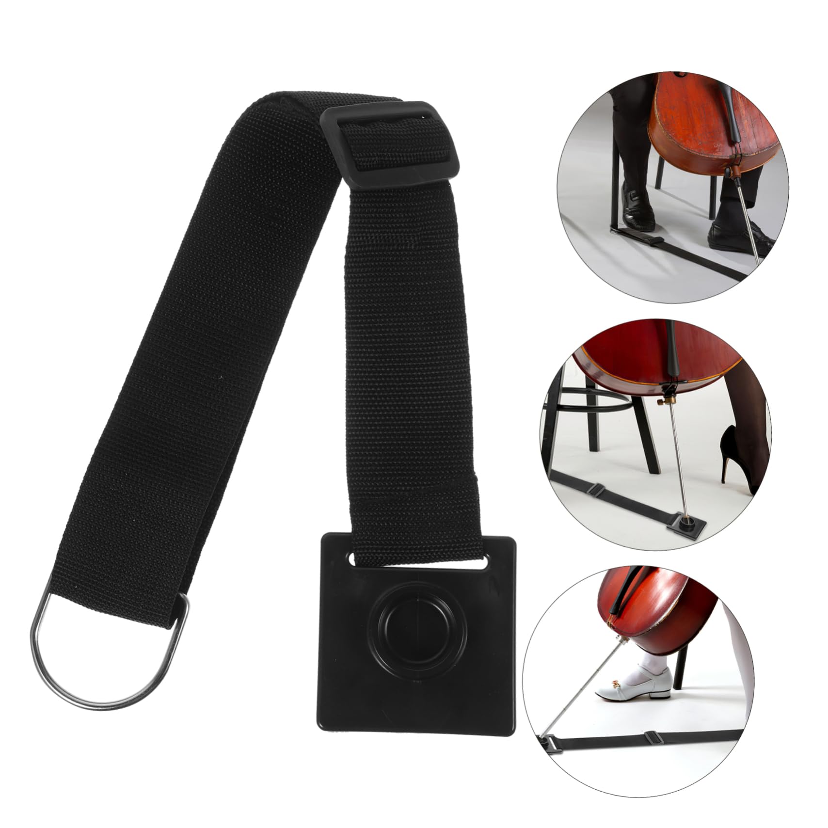 ibasenice 3pcs Metal Cello Stopper Anti-slip End-pin Rest Cello Non-slip Stopper for Violin Players