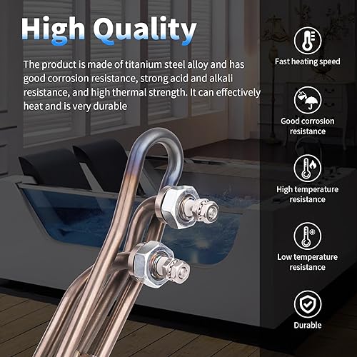 Miniatura 6 de 5.5kw 240v reemplazo del elemento calentador de la tina caliente para Balboa Spa elemento calentador para piscinas o balnearios calentador eléctrico