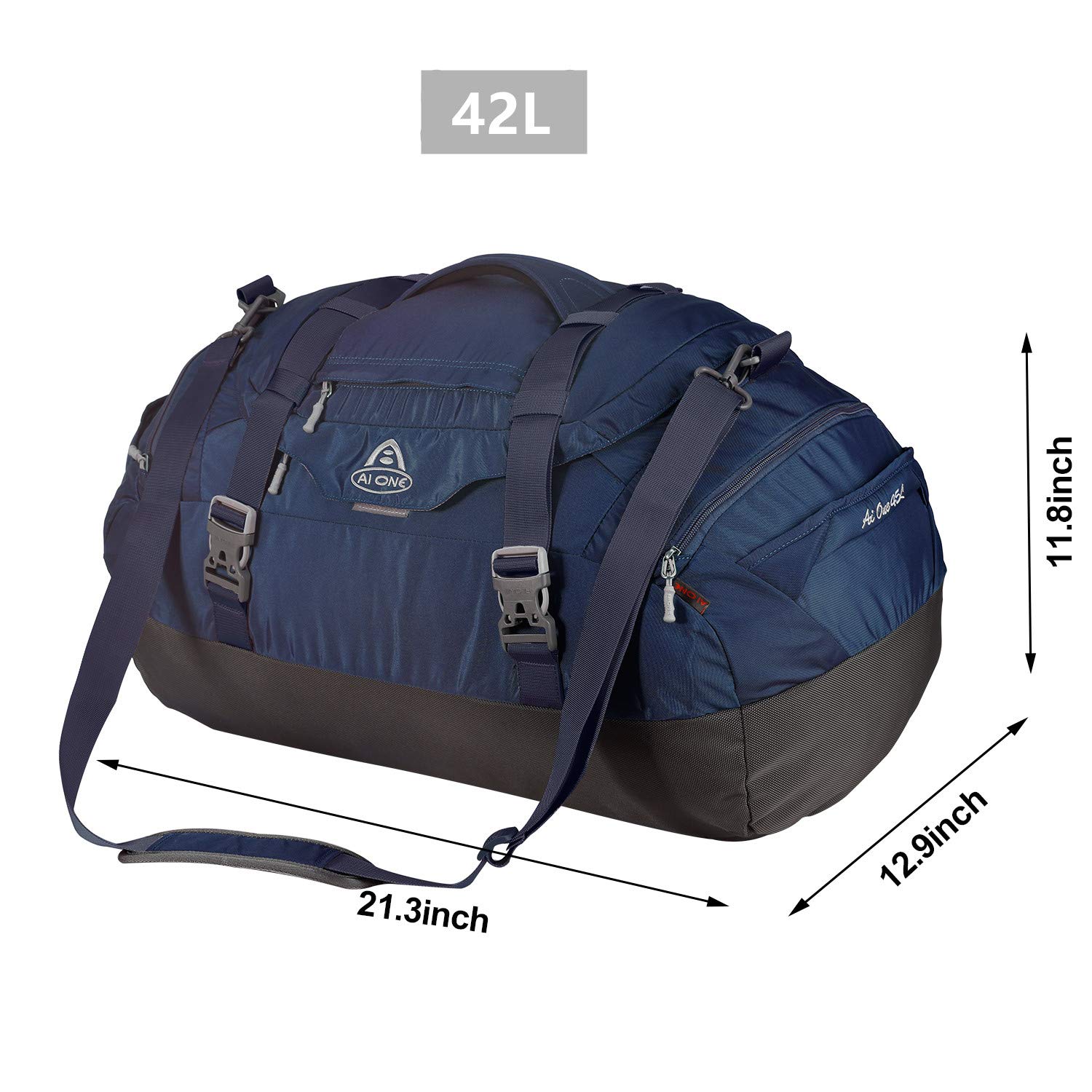 aione duffel backpack