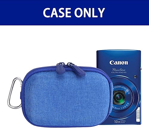 Miniatura 10 de Aenllosi Funda de transporte rígida de repuesto para cámara digital Canon PowerShot ELPH 170180190300330340350360 (funda de transporte, rojo)