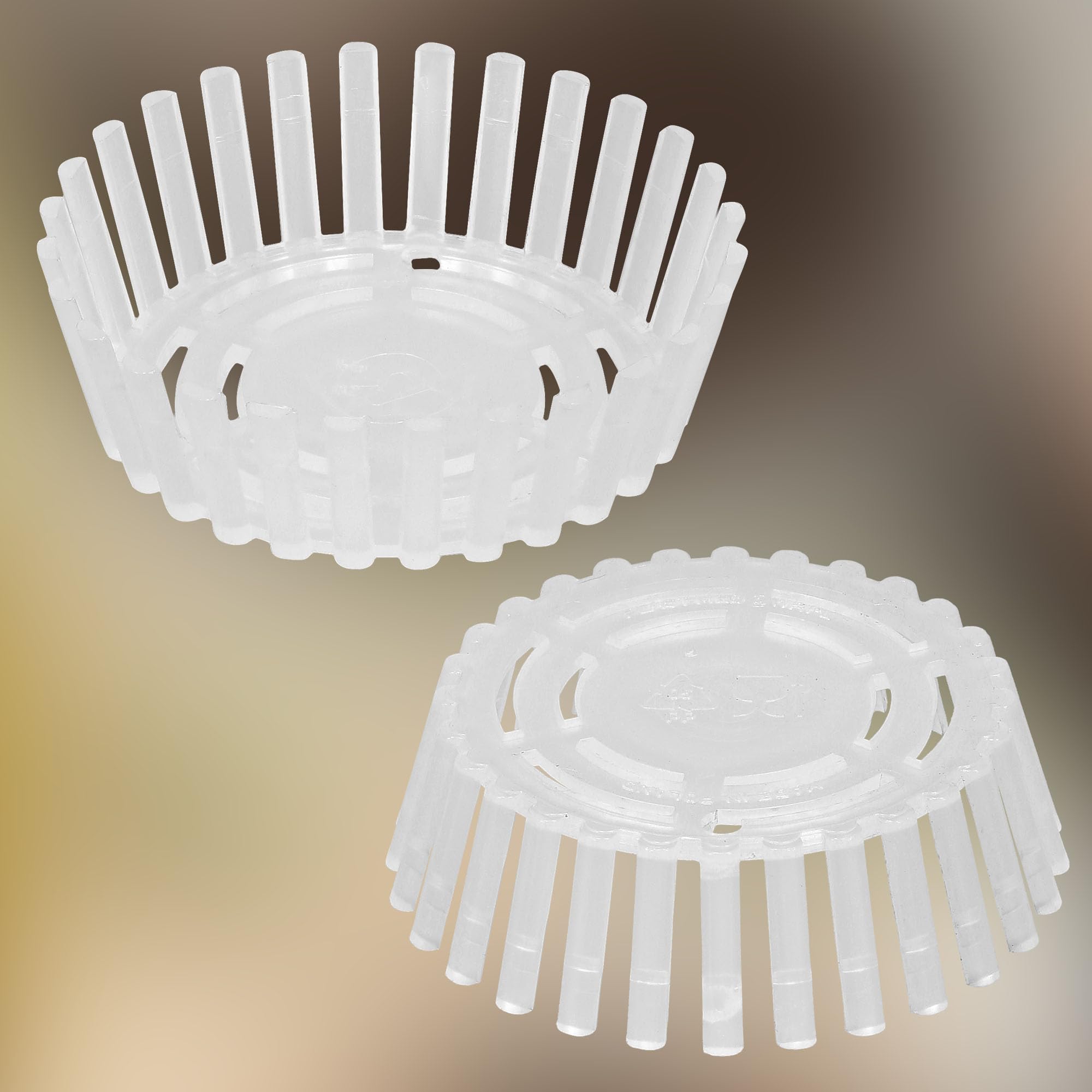 KOTARBAU® Set 10 Pezzi Pressini Per Barattoli Conserve - Plastica - 100 mm - Bianco - Pressini per Conserve - Presselli per Barattoli