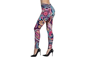 Flattering Plus Size Print Leggings - Your Perfect Yoga and Workout Companion