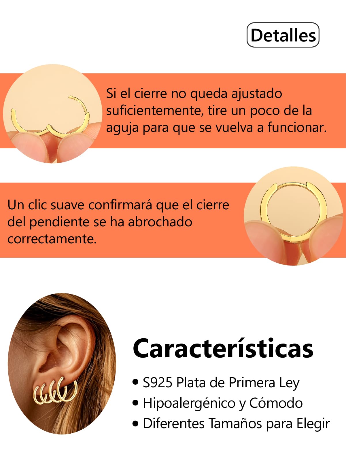 Silvora Pendientes Aros Plata 925 Mujer Huggie Hoop Earrings Finos Oreja | Material Hipoalergénico Plata de Primera Ley Aretes Planos 6/8/10/12/14/16/18/20mm Joyería Delicada Uso Apilable