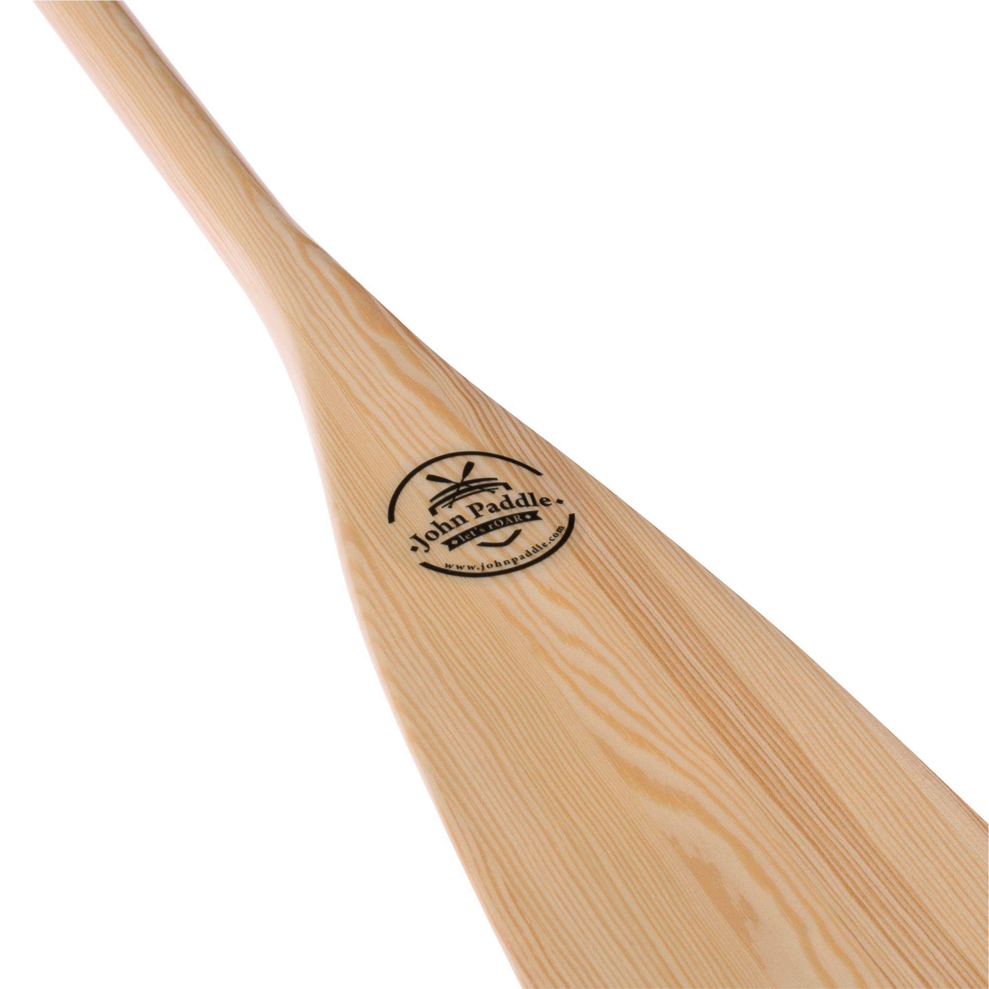 Canoe Pagaie / Canoë Type : queue de castor / Beavertail Pagaie en pin et acajou 100 % écologique fait main en Union Européenne