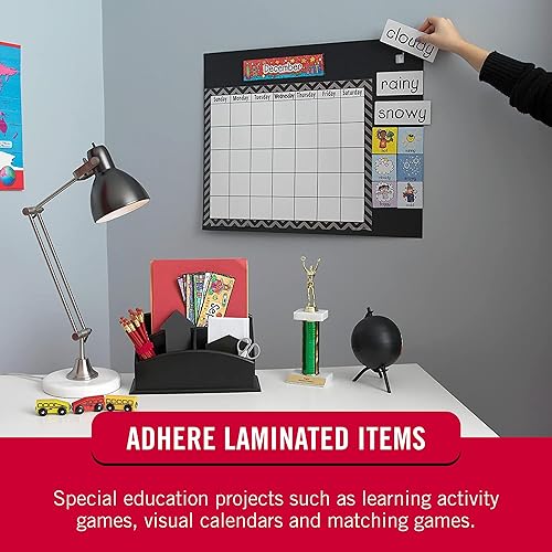 Miniatura 5 de VELCRO Brand Cuadrados de montaje  200 unidades, 78 pulgadas blancas  Gancho adhesivo adhesivo en la parte trasera y lazo para suministros para