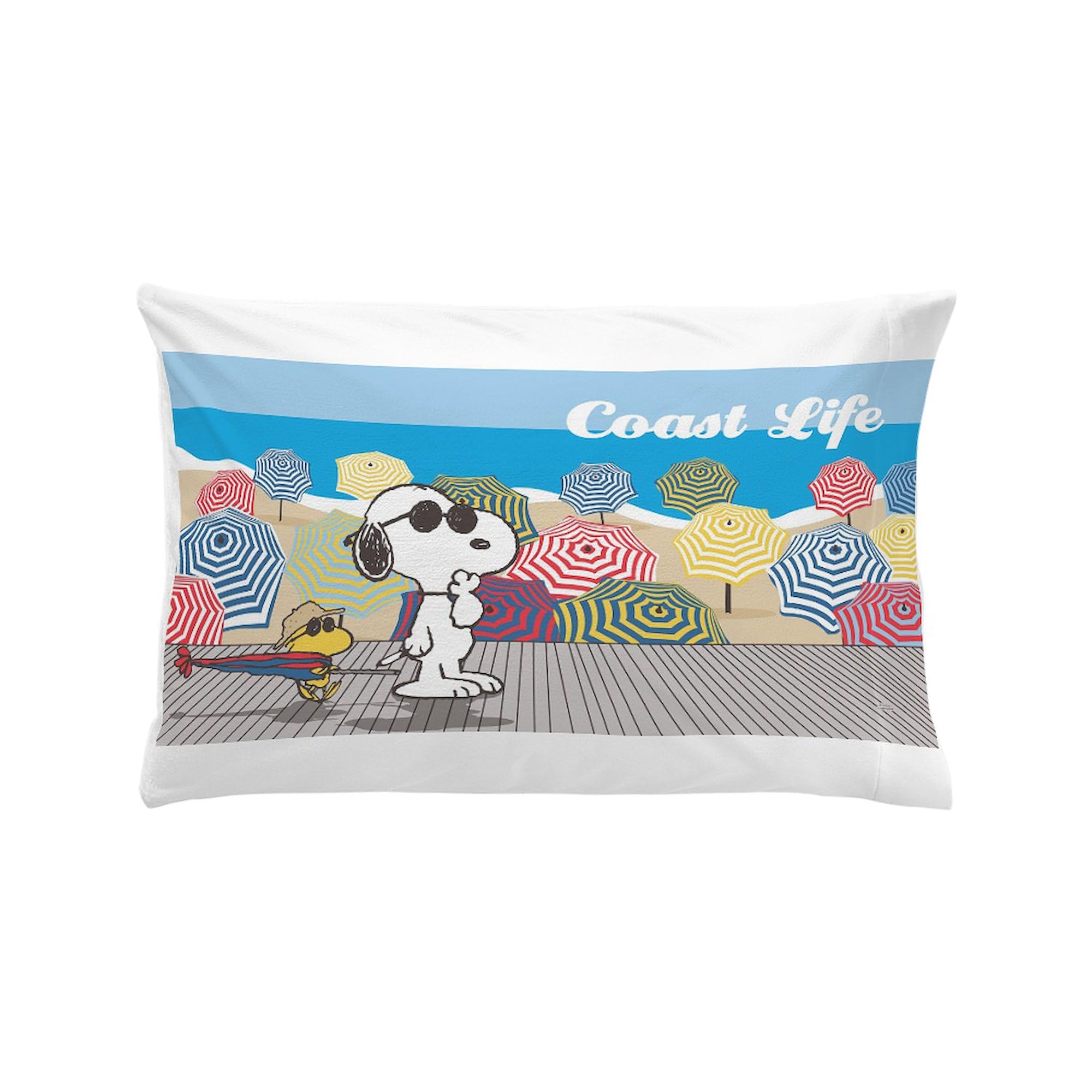 クッションカバー SNOOPY PILLOW CASE Amazon.com: CafePress Snoopy with A Flower Bouquet Standard Size