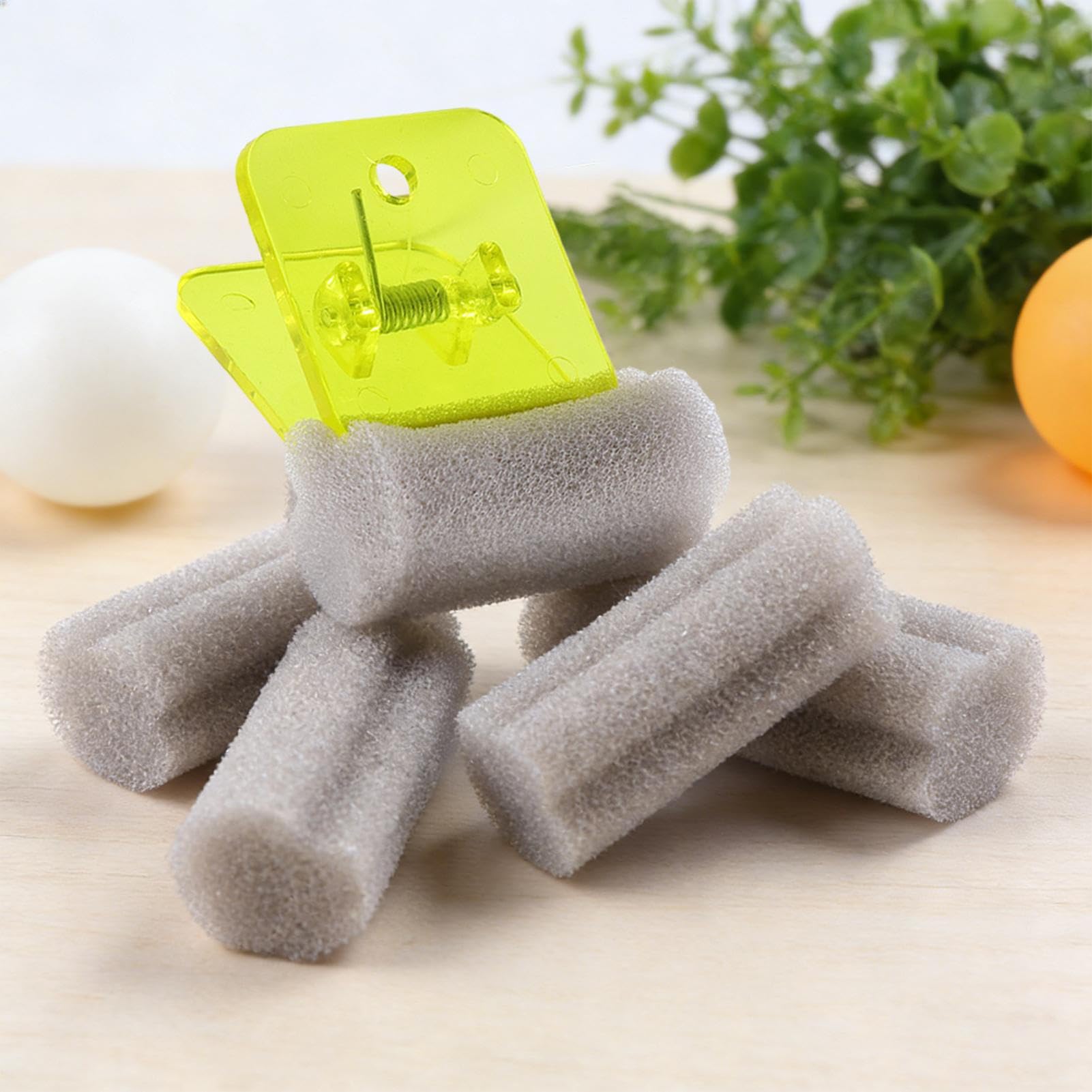 Éponge de colle de tennis de table | Pince sécurisée pour nettoyage en profondeur | Éponge de colle pour raquette de tennis de table | Pour les professionnels, les amateurs débutants, les femmes et