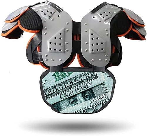 Vista 17 de Placa trasera de fútbol deportivo para hombreras de fútbol, protector trasero de espalda baja para jugadores de fútbol, espalda baja será segura