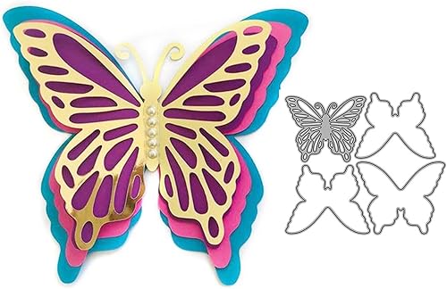 Miniatura 21 de Troqueles de álbum de recortes, juego de plantillas de marco de capa de red de troqueles de metal para hacer tarjetas, plantilla de perforación