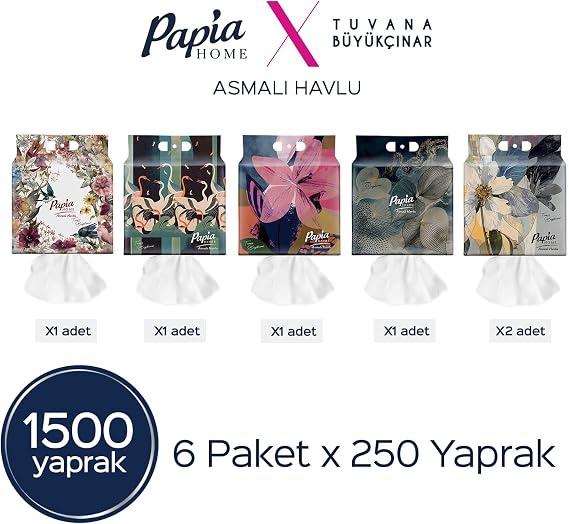 Home Asmalı Havlu 1500 Yaprak