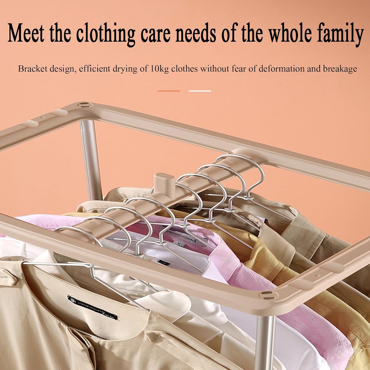 Steam Drying Machine Portable Clothes Dryer, Household Clothes Hanger Folding Small Clothes Care Machine, Dry Clothes Dryer