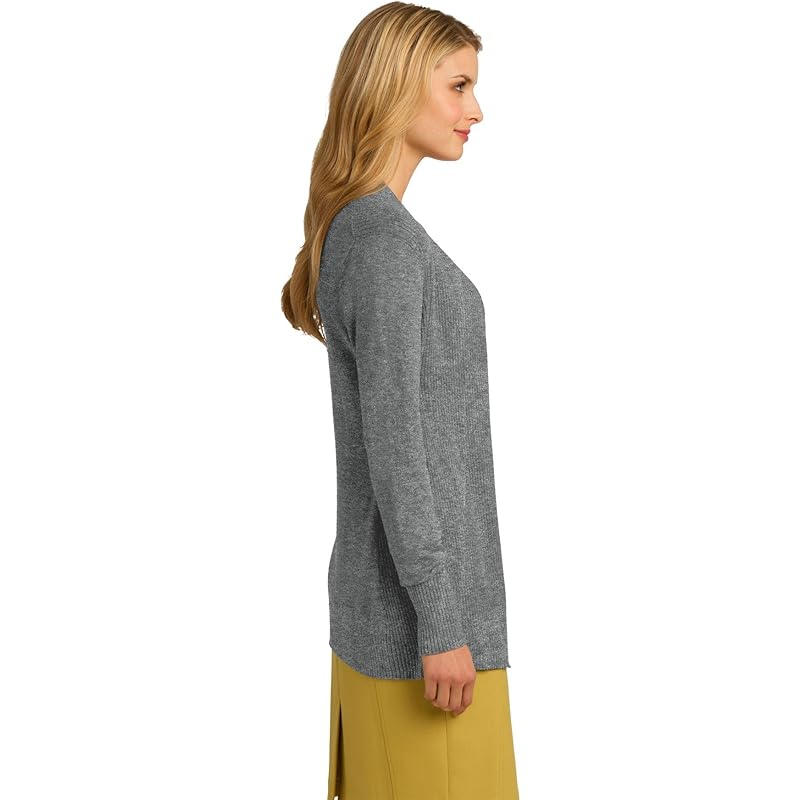 port authority ladies open front cardigan sweater
