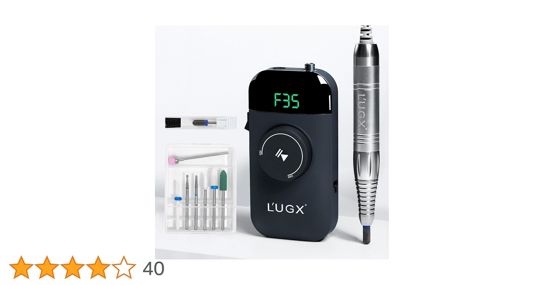 L'UGX 電動ネイルマシン 35000RPM ブラシレス Amazon.com: L'UGX Professional Nail Drill, Waterproof 35000RPM