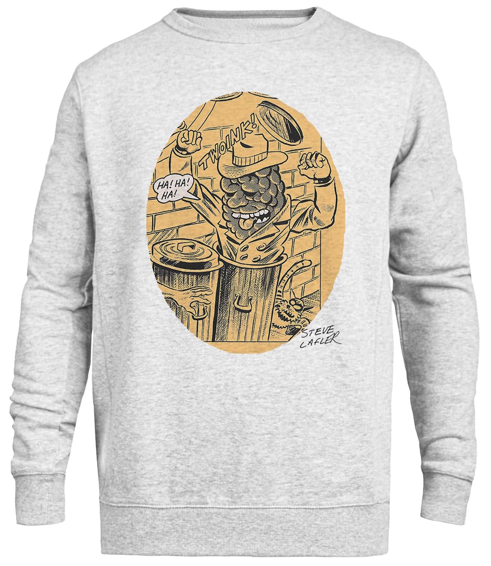 Pan Kupa Szary Sweter Unisex Z Okrągłym Dekoltem Bez Płci Unisex Grey Jumper Genderless Crewneck