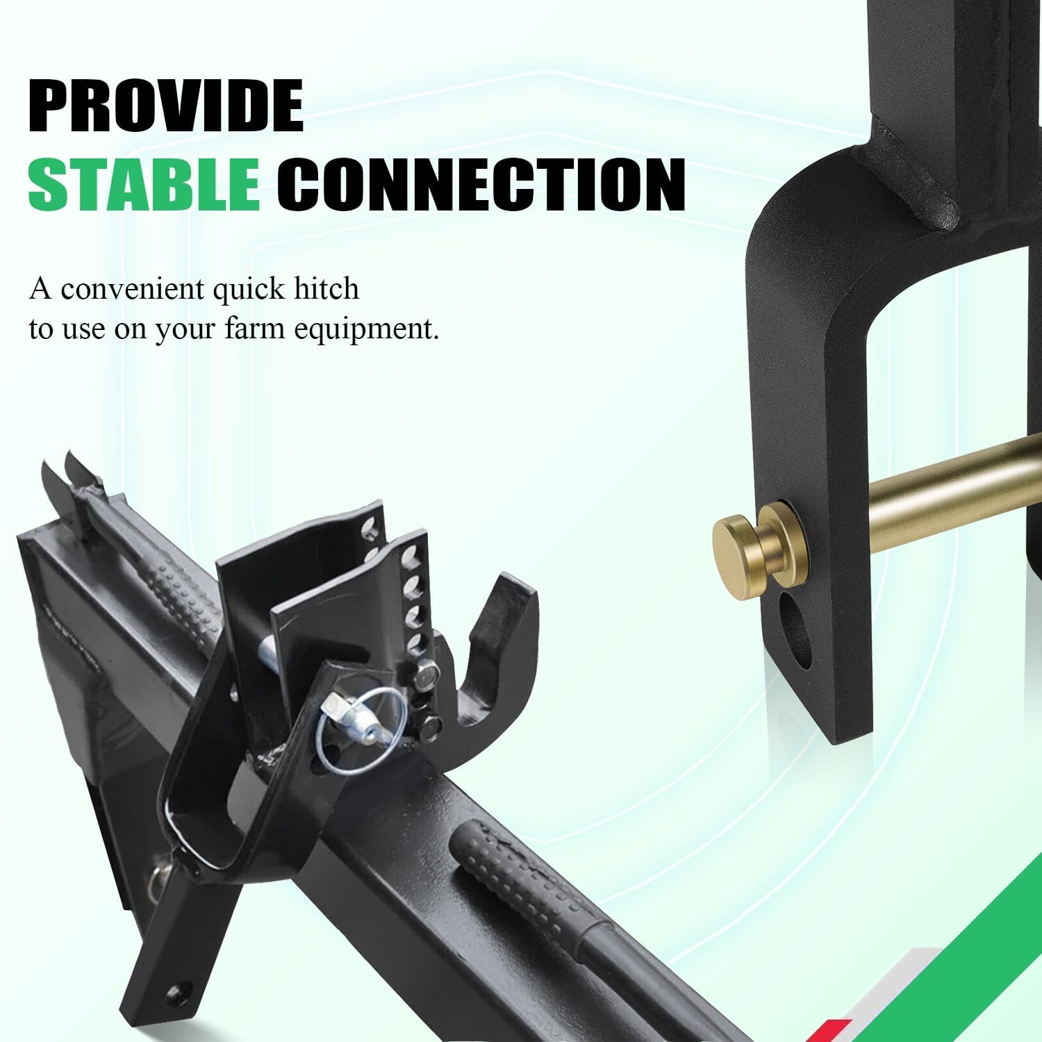Versatile Quick Hitch Adapter Used to Adjust Top Link Bracket Movements Fits for Category 1 3-Point Quick Hitch Tractors