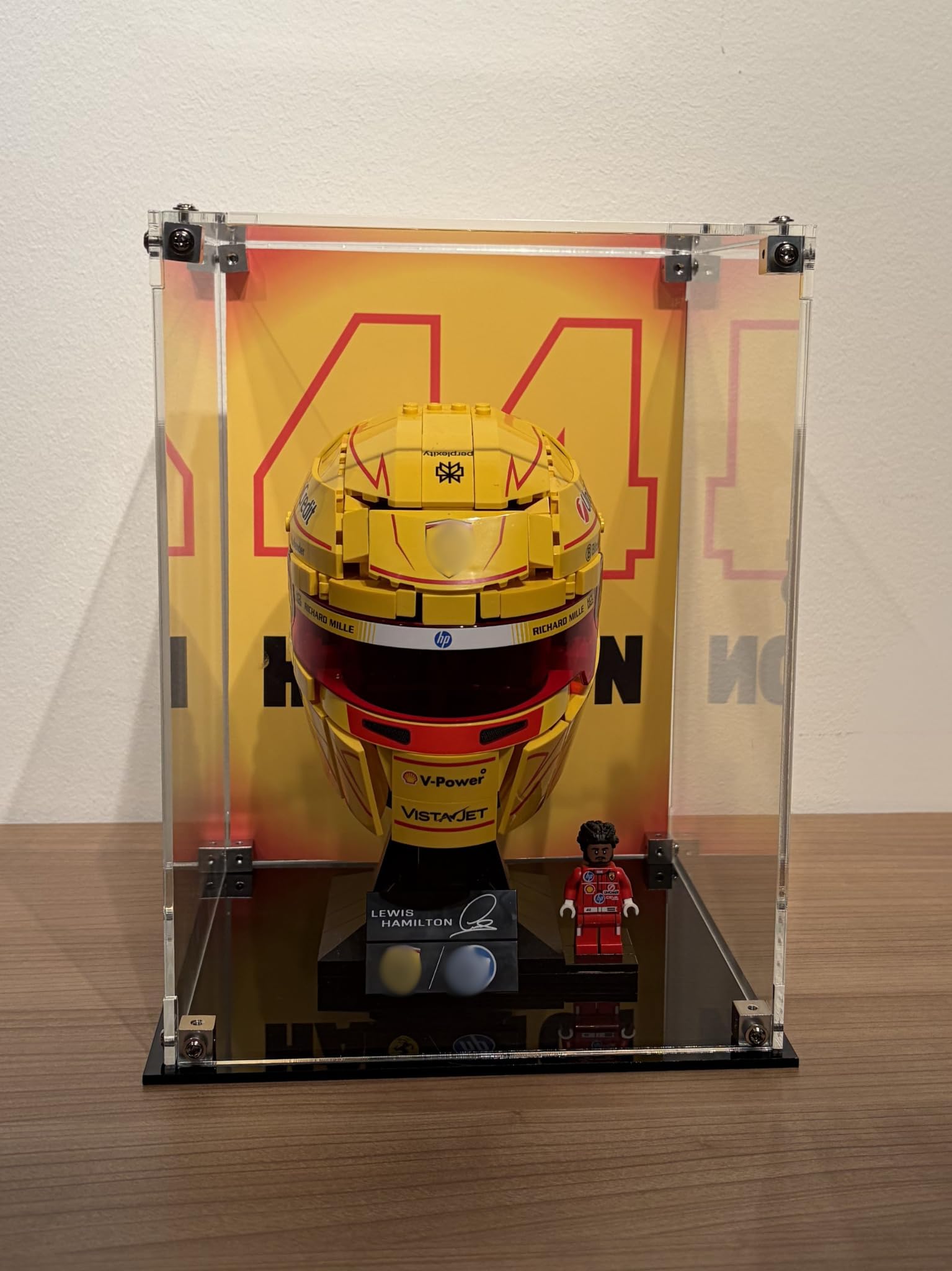 Vitrine d'exposition pour F1 LEGO Casque Lewis Hamilton (43022)
