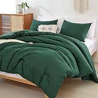 Vista 35 de ROSGONIA Juego de edredón tamaño Queen, color gris carbón, 3 piezas (1 edredón gris oscuro y 2 fundas de almohada) para todas las estaciones, ropa